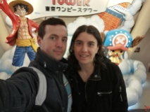 Ce jour là on a fait la connaissance de Chopper et Luffy à la Tokyo Tower.